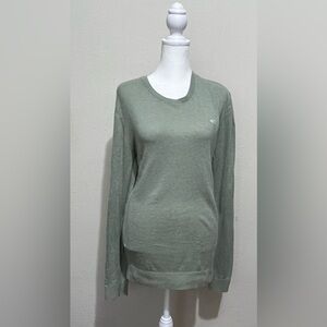Hollister Co. Long Sleeve Crewneck Sweater In Green Size Small